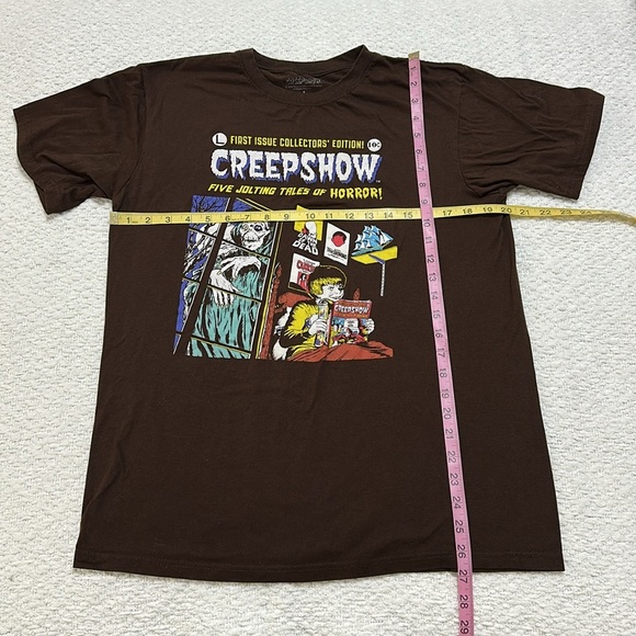 Creepshow Five Jolting Tales of Terror T-Shirt Size Large Halloween Shirt - Picture 4 of 5